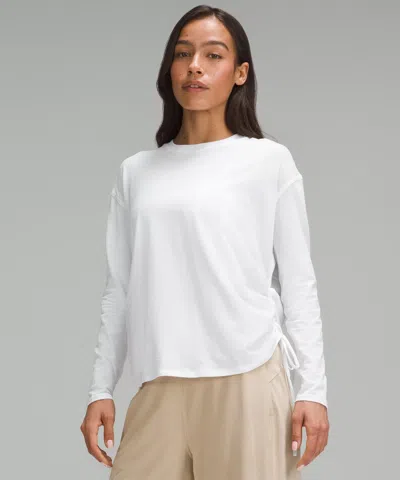Lululemon Pima Cotton Side-cinch Long-sleeve Shirt