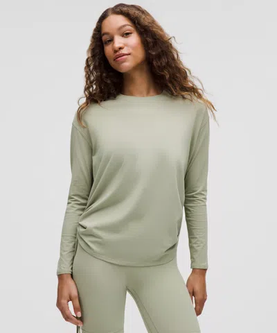 Lululemon Pima Cotton Side-cinch Long-sleeve Shirt