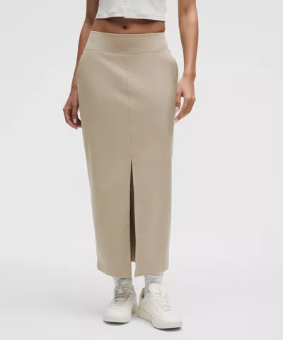 Lululemon Pique Maxi Skirt In Neutral
