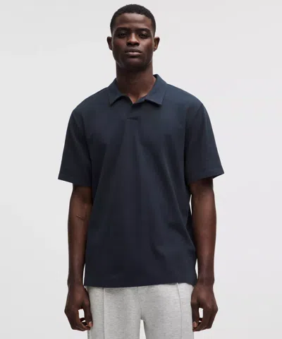 Lululemon Pique Performance Johnny-collar Short-sleeve Shirt