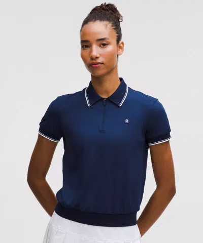 Lululemon Pique Zip-up Golf Shirt