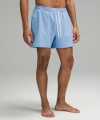 Lululemon Pool Shorts 5" Lined In Blue