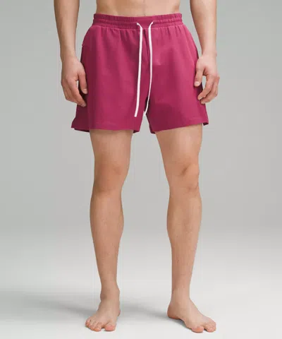 Lululemon Pool Shorts 5" Lined In Pink