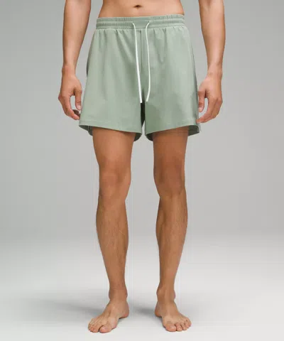Lululemon Pool Shorts 5" Lined In Green