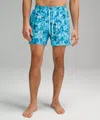 Lululemon Pool Shorts 5" Linerless In Blue
