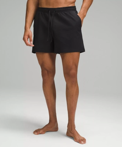 Lululemon Pool Shorts 5" Linerless In Black