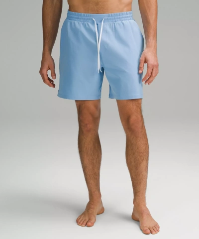 Lululemon Pool Shorts 7" Lined In Blue