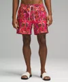 Lululemon Pool Shorts 7" Lined In Pink