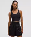 Lululemon Power Pivot Training Tank Top In Black
