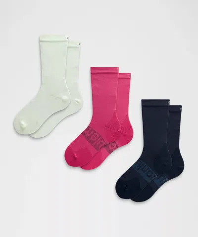 Lululemon Power Stride Crew Socks 3 Pack