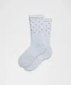 Lululemon Power Stride Crew Socks Reflective