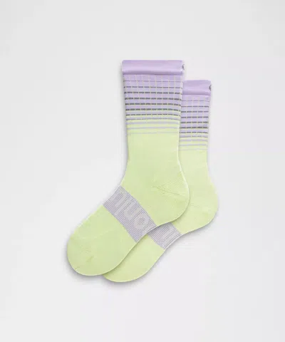 Lululemon Power Stride Crew Socks Reflective