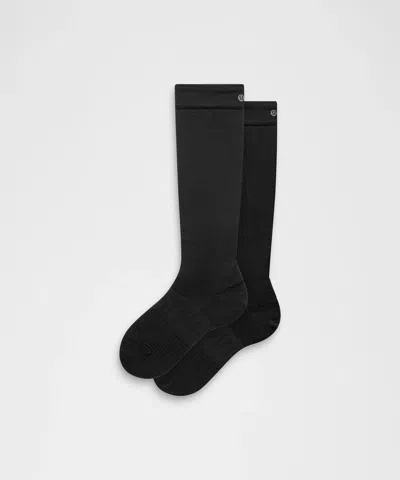Lululemon Power Stride Knee-high Socks In Black