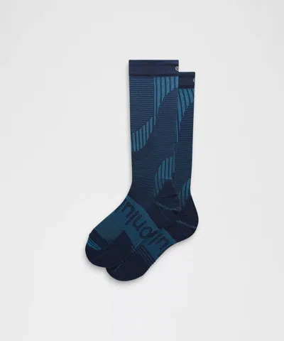 Lululemon Power Stride Knee-high Socks In Blue