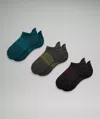 Lululemon Power Stride Tab Socks 3 Pack In Multi