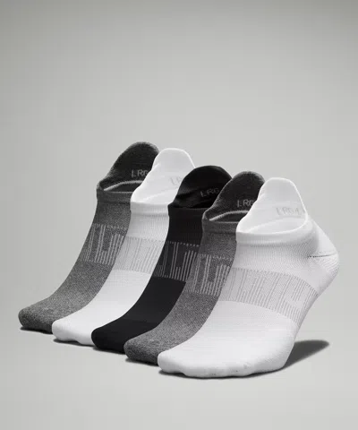 Lululemon Power Stride Tab Socks 5 Pack In White