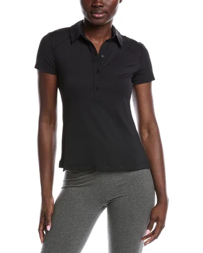 Lululemon Quick-dry Short-sleeve Polo Shirt In Black