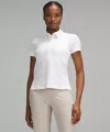 Lululemon Quick-dry Short-sleeve Polo Shirt In White