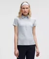 Lululemon Quick-dry Short-sleeve Polo Shirt Straight Hem