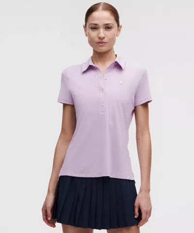 Lululemon Quick-dry Short-sleeve Polo Shirt Straight Hem