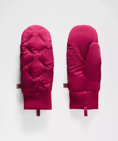 Lululemon Quilted Fleece-lined Mittens