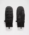 Lululemon Quilted Fleece-lined Mittens