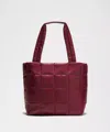 Lululemon Quilted Grid Tote Bag 12l In Orange