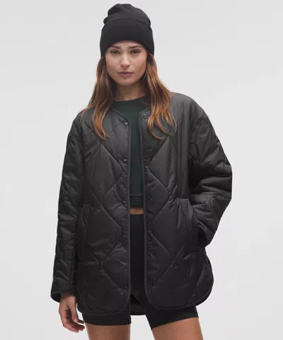 Lululemon Quilted Insulated Liner Jacket In Black