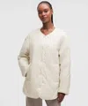 Lululemon Quilted Insulated Liner Jacket In White