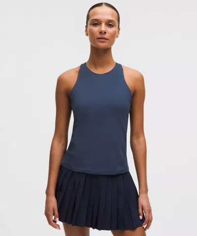 Lululemon Racerback High-neck Tennis Tank Top In Blue