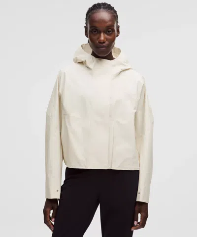 Lululemon Rain Chaser Jacket In White