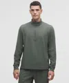 Lululemon Reflective Knit Running Half Zip In Green