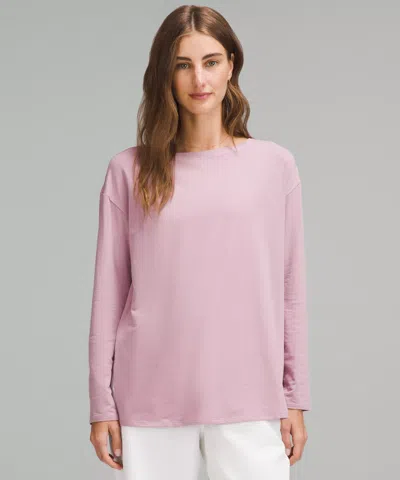 Lululemon Relaxed-fit Boatneck Long-sleeve Shirt