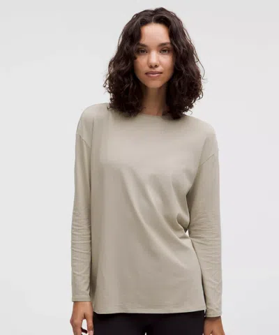 Lululemon Relaxed-fit Boatneck Long-sleeve Shirt
