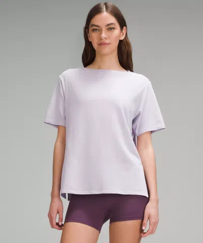 Lululemon Relaxed-fit Boatneck T-shirt In White