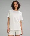 Lululemon Relaxed-fit Boatneck T-shirt In White