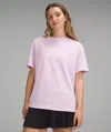 Lululemon Relaxed-fit Boatneck T-shirt In Pink