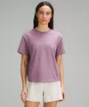 Lululemon Relaxed-fit Cotton Jersey T-shirt In Purple