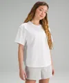 Lululemon Relaxed-fit Cotton Jersey T-shirt In White