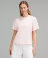 Lululemon Relaxed-fit Cotton Jersey T-shirt In Pink