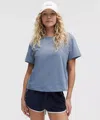 Lululemon Relaxed-fit Cotton Jersey T-shirt Wordmark