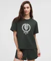 Lululemon Relaxed-fit Cotton T-shirt In Black