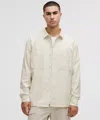 Lululemon Relaxed-fit Long-sleeve Button-up In White