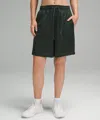 Lululemon Relaxed-fit Mesh Training Shorts 8" In Green