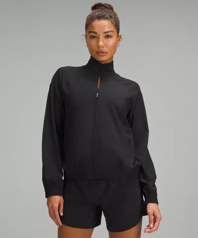 Lululemon Relaxed-fit Track Jacket In Black