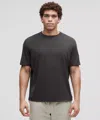 Lululemon Relaxed-fit Training Short-sleeve Shirt In Black