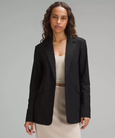 Lululemon Relaxed-fit Smooth Twill Blazer In Multi