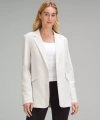 Lululemon Relaxed-fit Twill Blazer In White