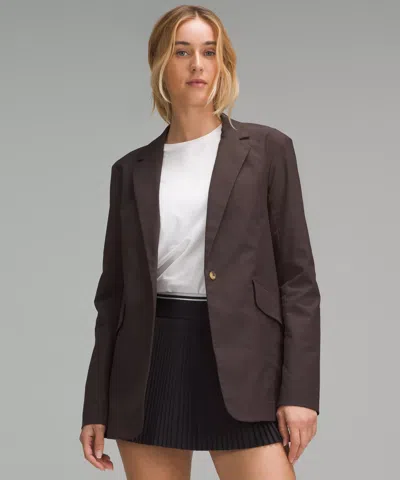 Lululemon Relaxed-fit Twill Blazer