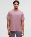 Lululemon Relaxed-fit Workout Short-sleeve Shirt Wash In Pink